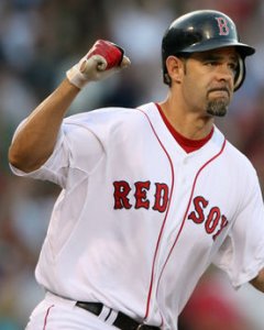 Majestic Boston Red Sox MIKE LOWELL 2007 World Series Baseball