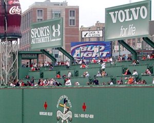 Green Monster Seating Fenway Park Stock Photo 49243693